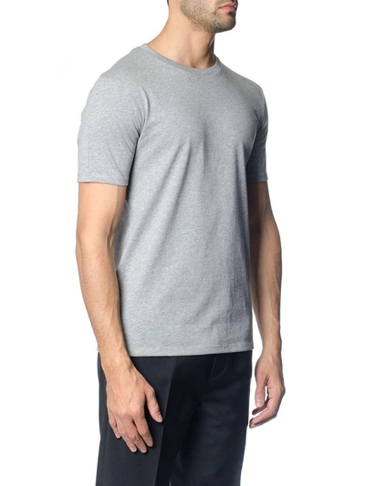 Shop Acne Studios Grey Jersey Cotton T-shirt