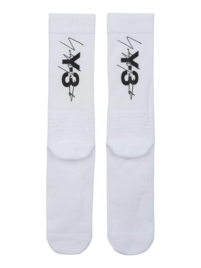 Y - 3 - Unisex - White - Socks