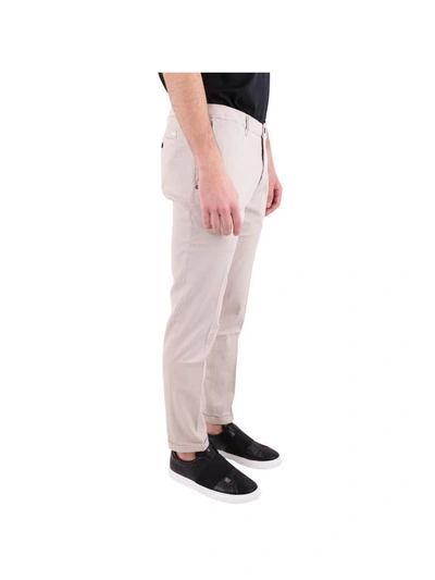 Shop Re-hash Re Hash Cotton Blend Trousers In Stone