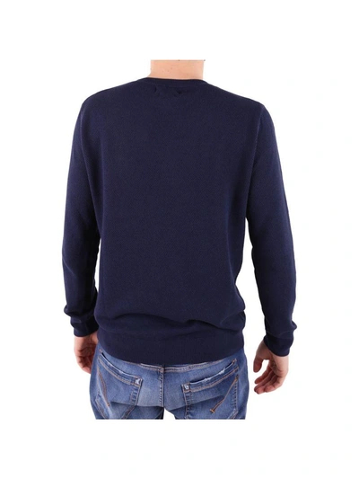 Shop Daniele Fiesoli Cotton Sweater In Dark Blue