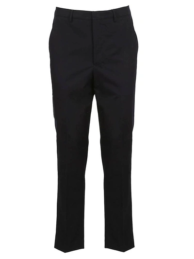 Shop Ami Alexandre Mattiussi Fit Trousers In Navy