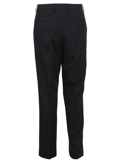 Shop Ami Alexandre Mattiussi Fit Trousers In Navy