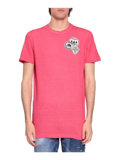 Shop Dsquared2 Cotton T-shirt In Rosso