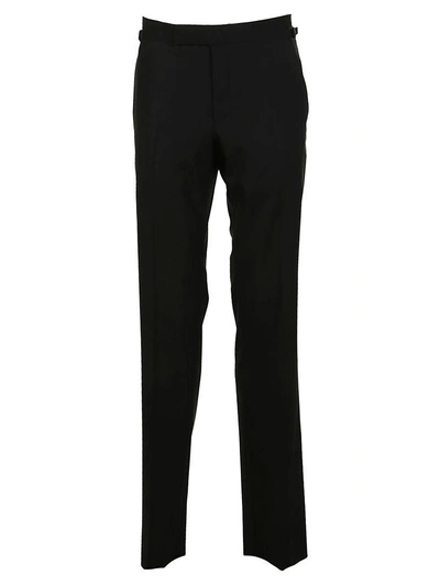Shop Tom Ford Tailored Straight-leg Trousers In Black Black