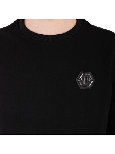 Shop Philipp Plein Skulls" Cotton Sweatshirt" In Black