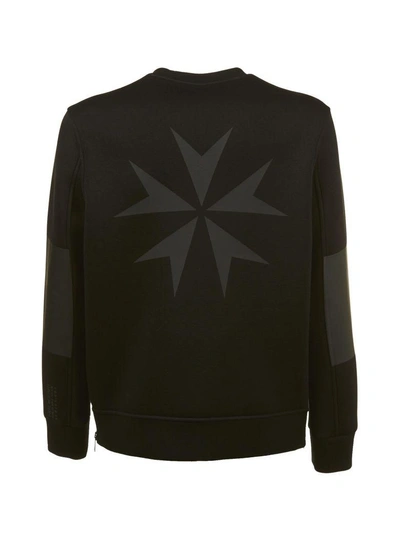 Shop Neil Barrett Printed Sweatshirt In Nero