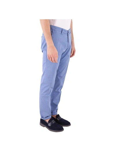 Shop Re-hash Cotton Blend Trousers In Light Blue