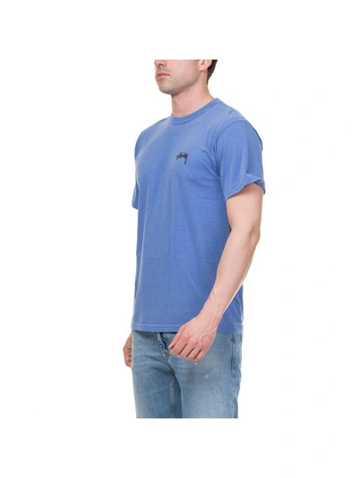 Shop Stussy T-shirt In Blue