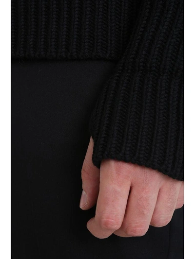 Shop Neil Barrett Black Wool Sweater