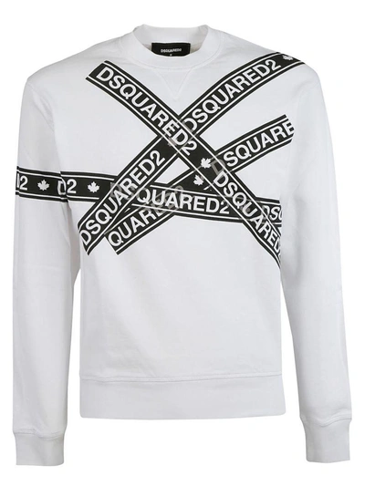 بيو ضعاف السمع انتخاب dsquared tape sweatshirt - stoprestremember.com