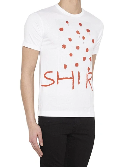 Shop Comme Des Garçons Shirt T-shrit In White