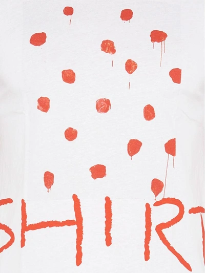 Shop Comme Des Garçons Shirt T-shrit In White