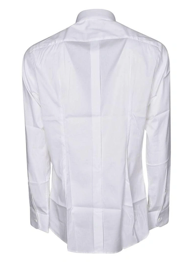 Shop Dolce & Gabbana Stretch Shirt In Bianco