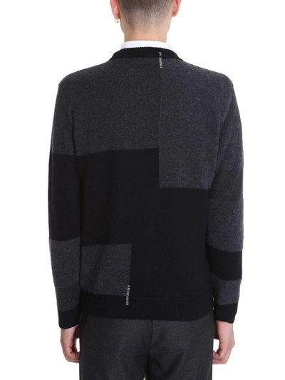 Shop Mauro Grifoni Black Wool Sweater In Grey