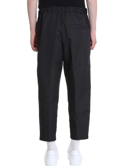 Shop Oamc Black Cotton Pants