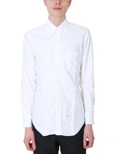 Shop Thom Browne Classic White Cotton Shirt