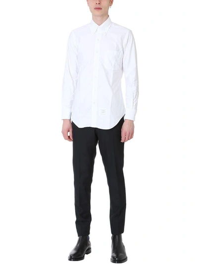 Shop Thom Browne Classic White Cotton Shirt