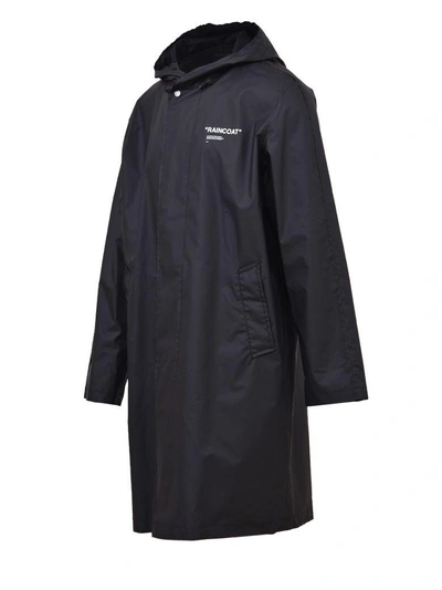 Shop Off-white Black Quote Raincoat
