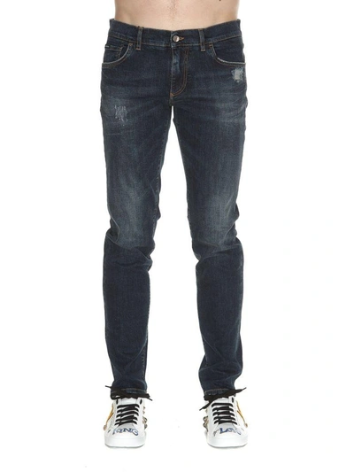 Shop Dolce & Gabbana Slim-fit Jeans In Variante Abbinata