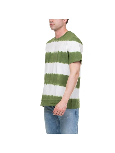 Shop Stussy Ziggy Stripe T-shirt In Bicolor