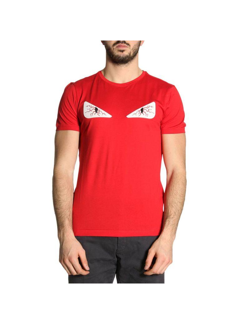 Fendi T-shirt T-shirt Men In Red | ModeSens
