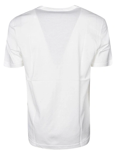 Shop Dolce & Gabbana Chest Logo T-shirt In Bianco
