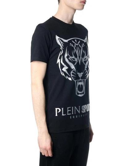 Shop Philipp Plein Edberg Black And Silver T-shirt In Black/silver