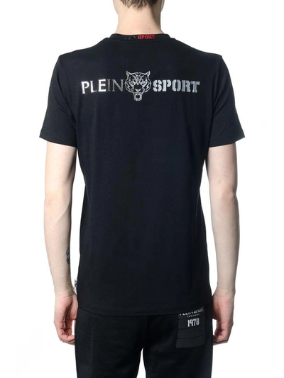 Shop Philipp Plein Edberg Black And Silver T-shirt In Black/silver