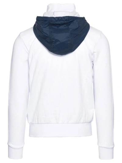 Shop Sun 68 Sun68 Sweatshirt With Hood In 01-bianco