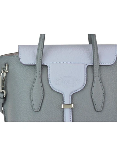 Shop Tod's Mini Joy Bag In Gray
