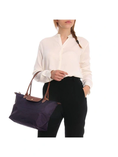 Shop Longchamp Shoulder Bag Shoulder Bag Women  In Blueberry