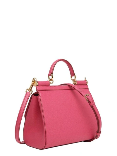 Shop Dolce & Gabbana 'sicily' Bag In Fuchsia