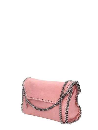 Shop Stella Mccartney Falabella Shaggy Deer Mini Bag In Rose-pink