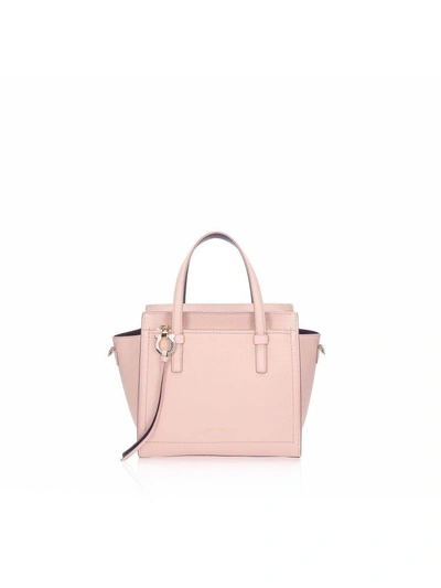 Shop Ferragamo Amy Satchel Bag In Pink