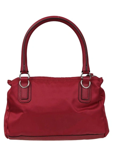 Shop Givenchy Small Pandora Tote In Fig Pink