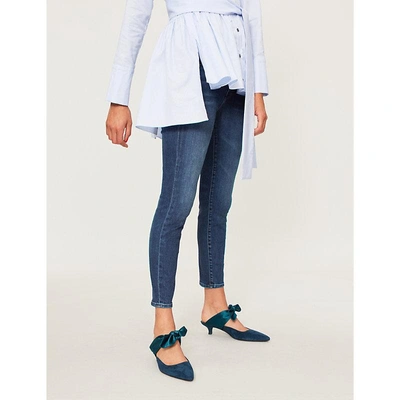 Shop J Brand 835 Capri Mid-rise Skinny Jeans In Swift