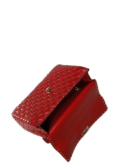 Shop Valentino Rockstud Spike Tote In 0ro