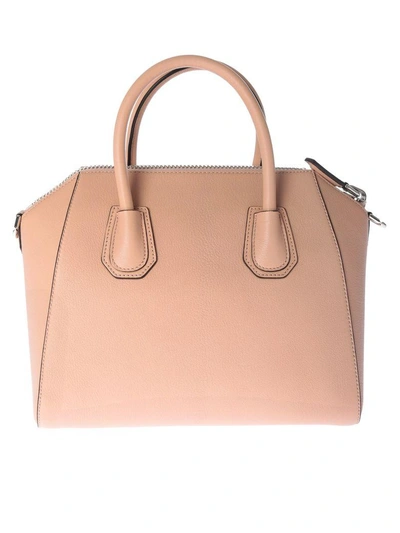 Givenchy 'small Antigona' Leather Satchel - Beige