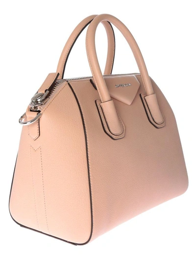Givenchy 'small Antigona' Leather Satchel - Beige