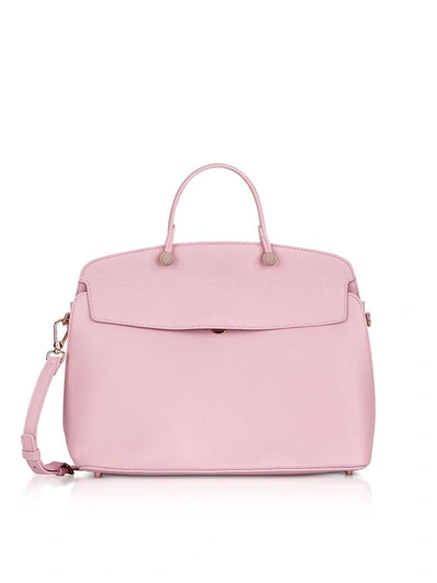 Shop Furla My Piper Medium Top Handle Satchel Bag In Pink