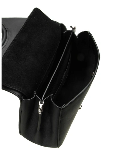 Shop Furla "margherita S" Shoulder In Black Color Leather