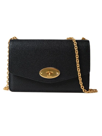 Shop Mulberry Small Darley In Ablack