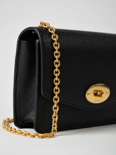 Shop Mulberry Small Darley In Ablack