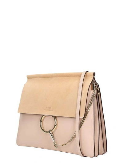 Shop Chloé Faye Shoulder Bag In Rose-pink