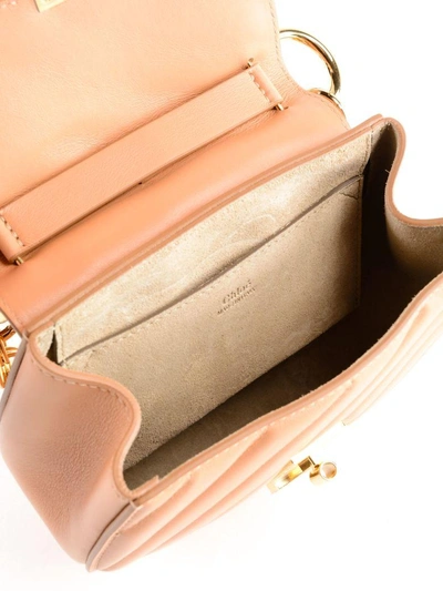 Shop Chloé Drew Bijou Mini Shoulder Bag In Blushy Pink