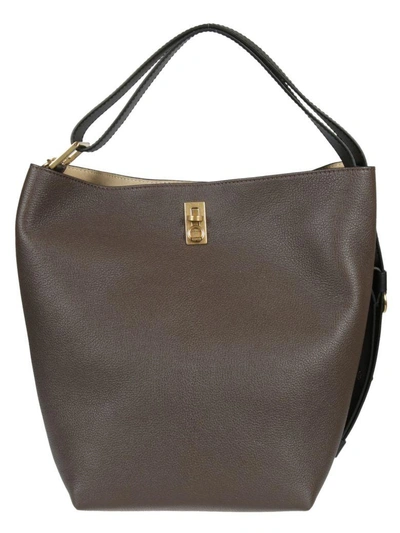 Shop Givenchy Gv Bucket Bag In Heather Grey