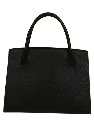 Shop Prada Galleria Tote In Fblack