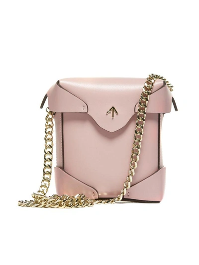 Shop Manu Atelier Pristine Mini Shoulder Bag In Rosa