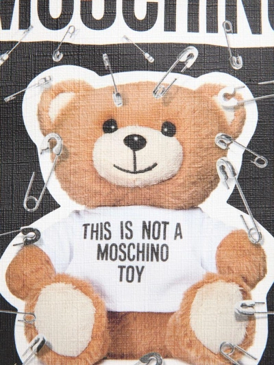 Shop Moschino Teddy Bear Backpack In Nero