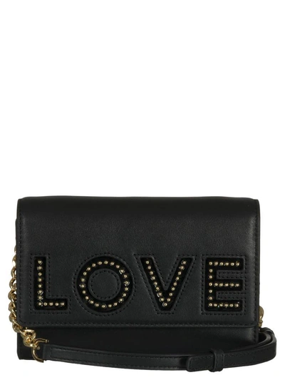 Shop Michael Kors Tracolla Ruby Love In Black